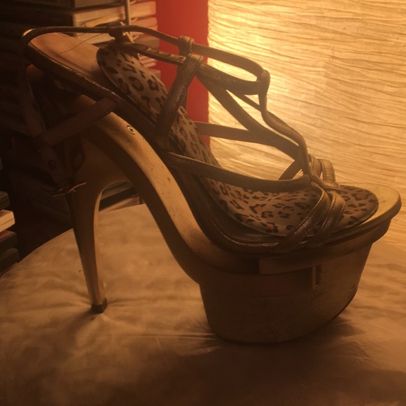 Versace triple platform heels - Picture 3 of 4